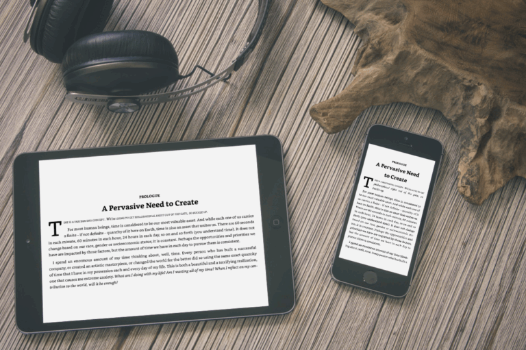 Kindle and e-reader book design - Charfish Design